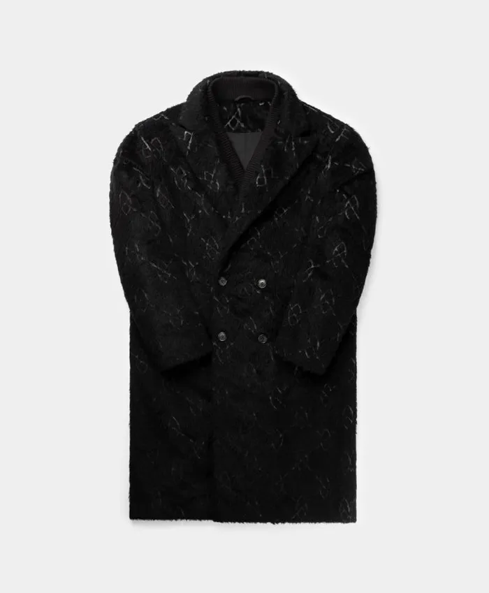Men Obsidian Black Tangible Coat Daily Paper Jackets