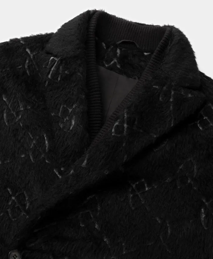 Men Obsidian Black Tangible Coat Daily Paper Jackets Men Obsidian Black Tangible Coat Daily Paper Jackets