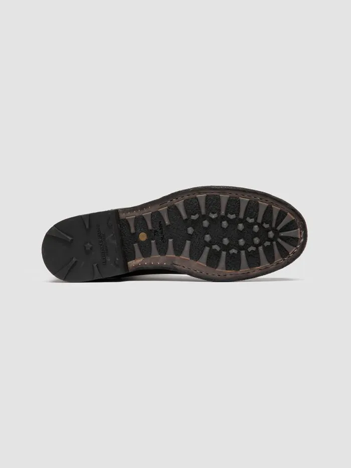 Men Officine Creative Footwear BULLA DD 104 Gray Leather Zipped Boots Men Officine Creative Footwear BULLA DD 104 Gray Leather Zipped Boots