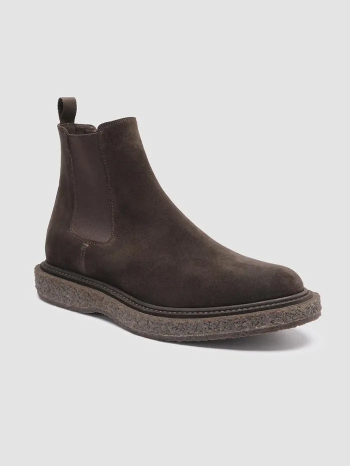 Men Officine Creative Footwear BULLET 002 Gray Suede Chelsea Boots Men Officine Creative Footwear BULLET 002 Gray Suede Chelsea Boots