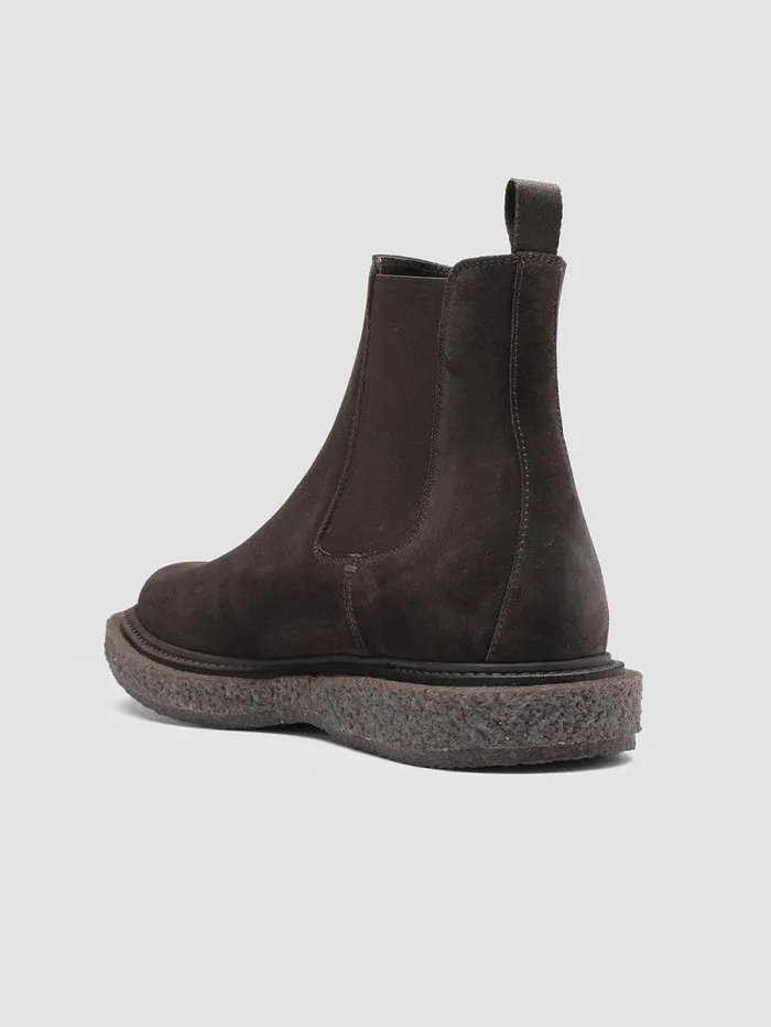Men Officine Creative Footwear BULLET 002 Gray Suede Chelsea Boots Men Officine Creative Footwear BULLET 002 Gray Suede Chelsea Boots