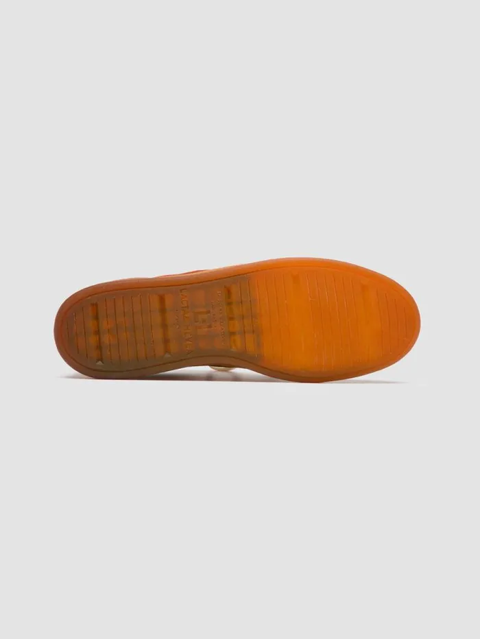 Men Officine Creative Footwear HALO 001 Red Leather And Suede Low Top Sneakers Men Officine Creative Footwear HALO 001 Red Leather And Suede Low Top Sneakers