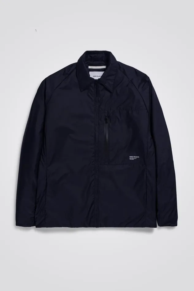 Men Osa Light Pertex Dark Navy Norse Projects Outerwear