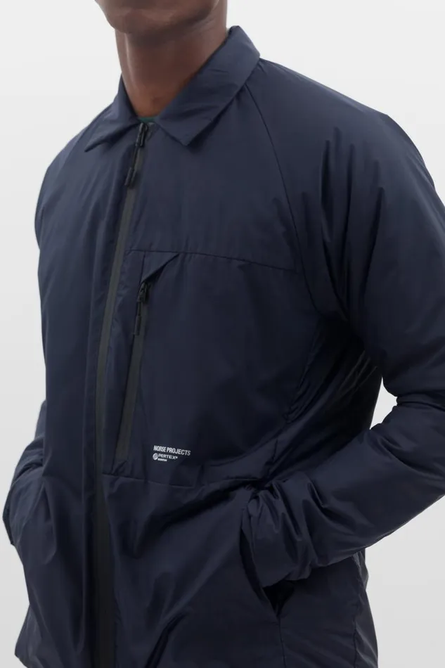 Men Osa Light Pertex Dark Navy Norse Projects Outerwear