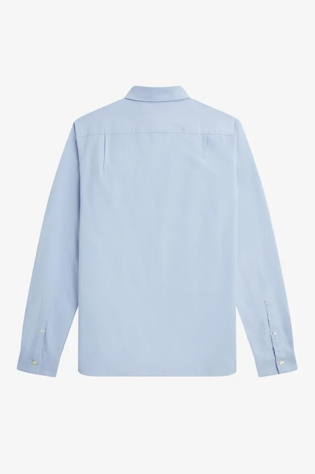 Men Oxford Shirt Light Smoke Fred Perry Shirts