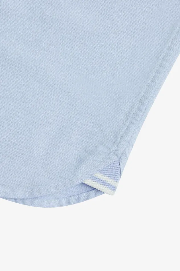 Men Oxford Shirt Light Smoke Fred Perry Shirts