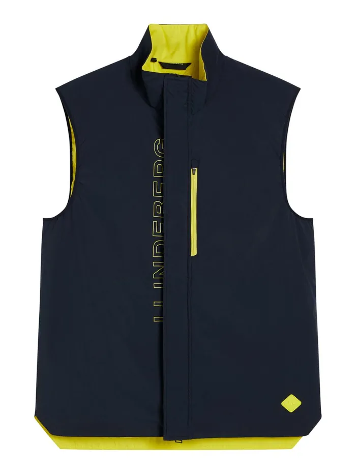 Men PADDED VEST JL Navy JLindeberg Gilets