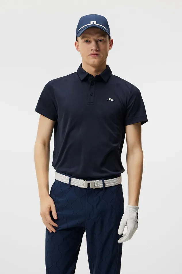 Men Peat Regular Fit Polo JL Navy JLindeberg Polo Shirts