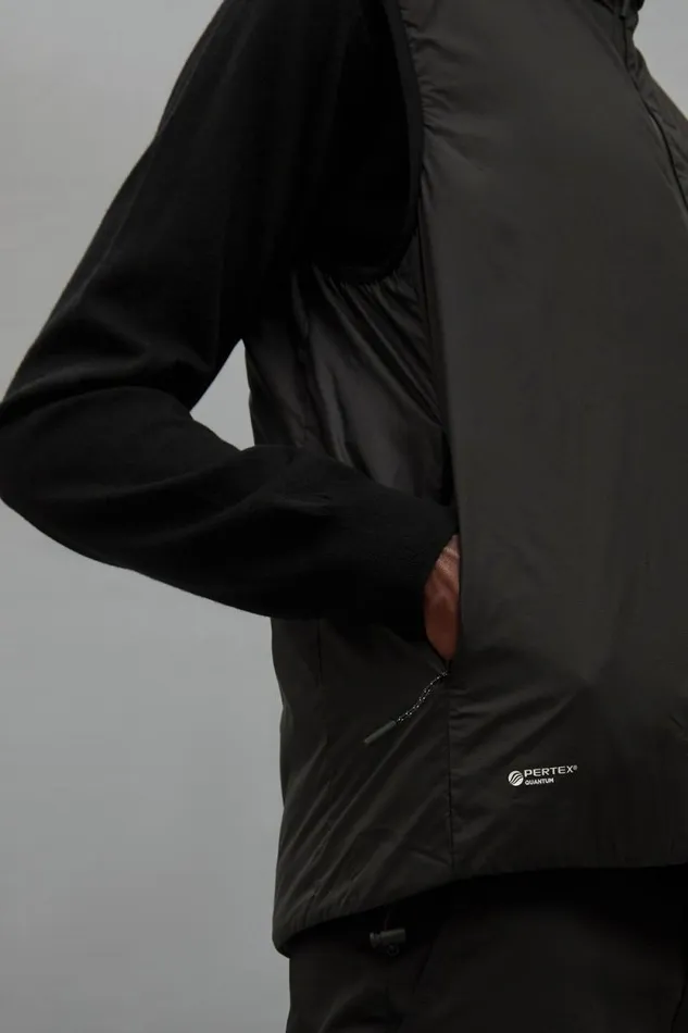 Men Pertex Quantum Midlayer Vest Black Norse Projects Outerwear