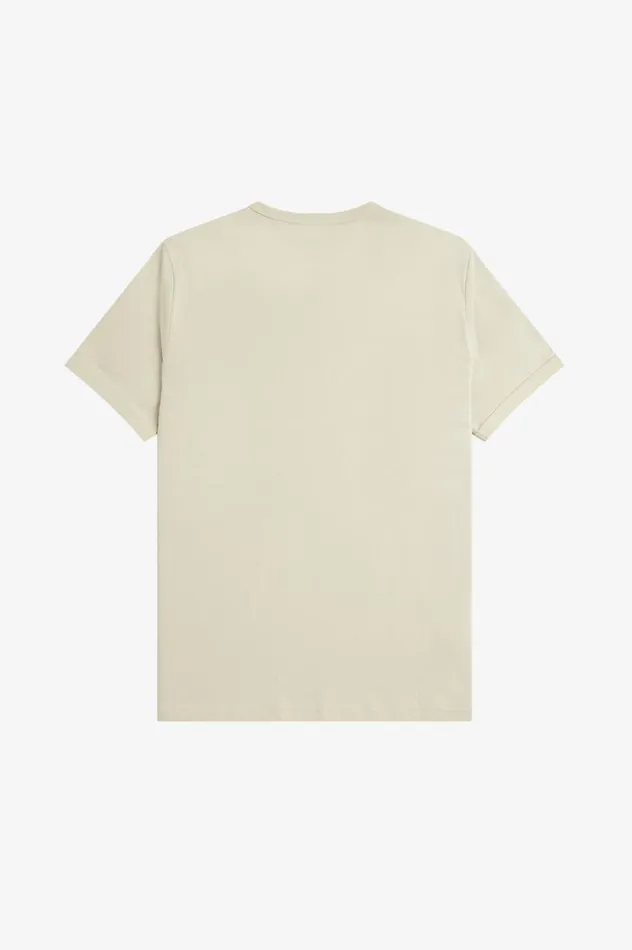 Men Ringer TShirt Light Oyster Fred Perry TShirts