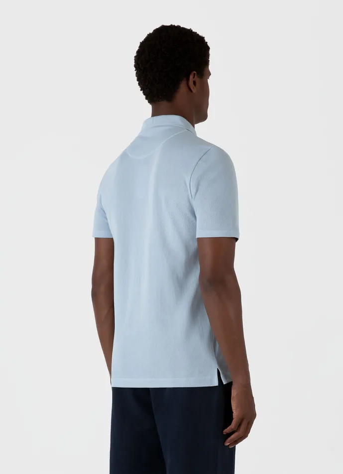 Men Riviera Polo Shirt Blue Mist Polo Shirts ussunspel Men Riviera Polo Shirt Blue Mist Polo Shirts ussunspel