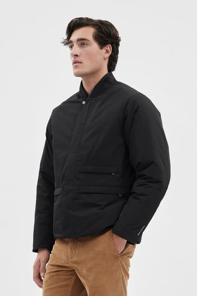 Men Ryan Military Bomber Jacket Black Norse Projects Outerwear