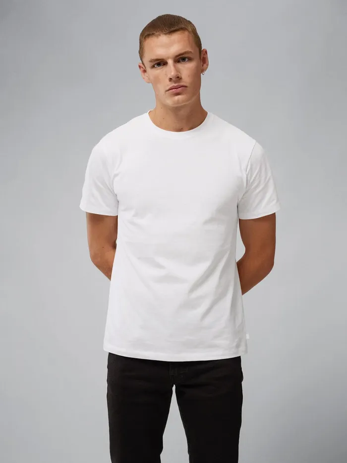 Men Sid Basic TShirt White JLindeberg Tshirts