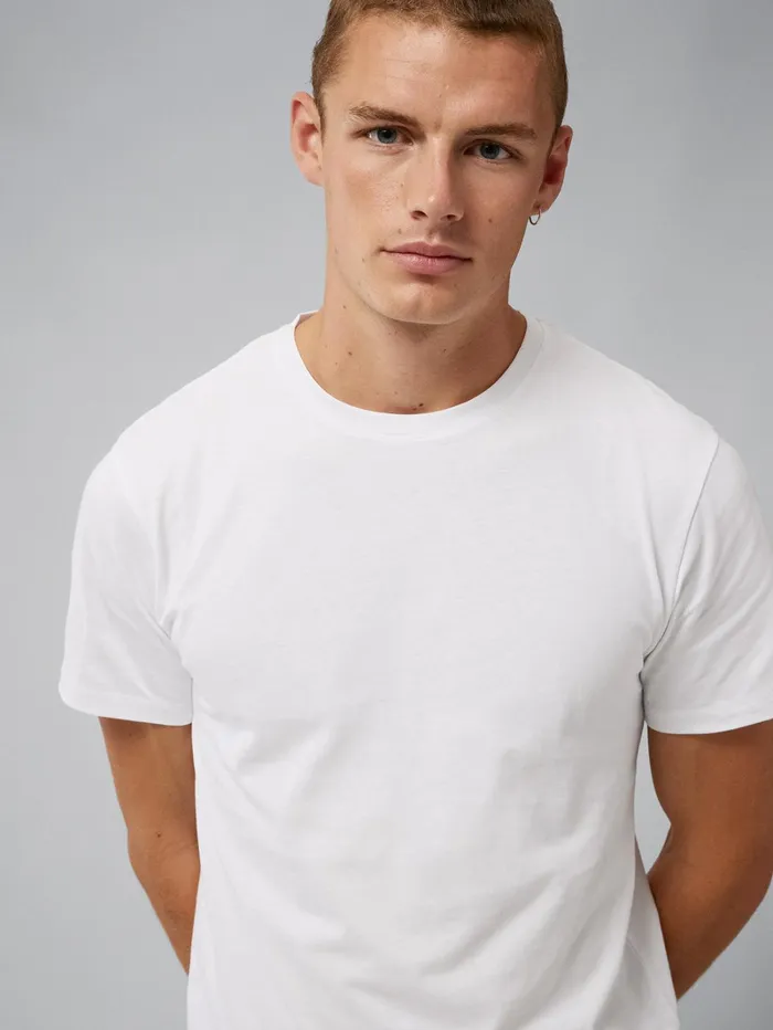 Men Sid Basic TShirt White JLindeberg Tshirts Men Sid Basic TShirt White JLindeberg Tshirts