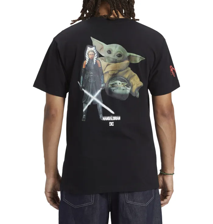 Men Star Wars DC Ahsoka Tano Glamour Shot TShirt black TShirts DC Shoes