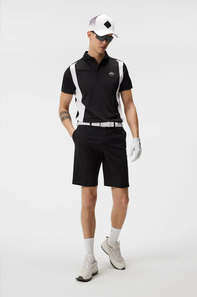 Men Stuart Stripe Shorts Black JLindeberg Shorts Men Stuart Stripe Shorts Black JLindeberg Shorts