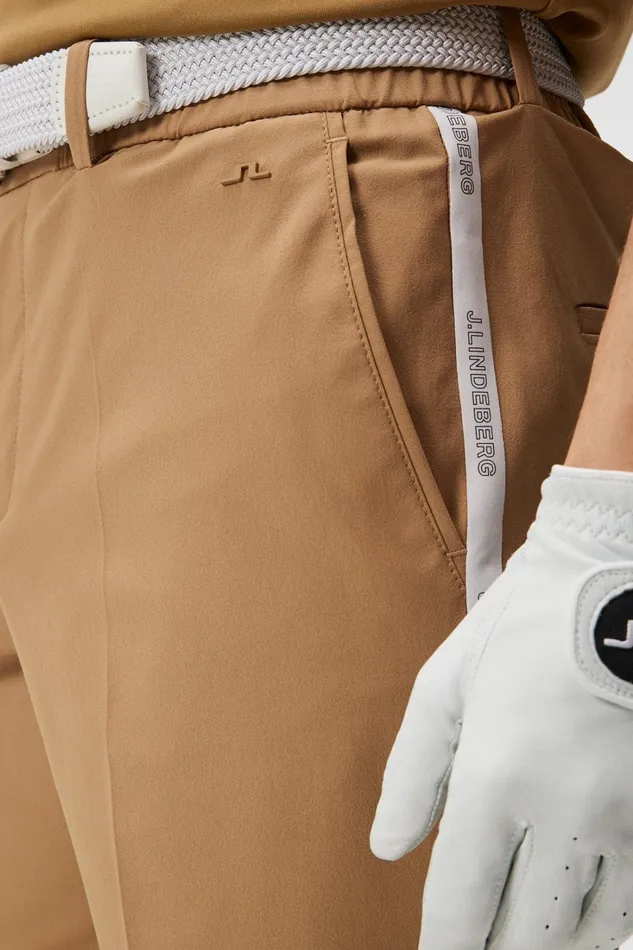Men Stuart Stripe Shorts Tiger Brown JLindeberg Shorts Men Stuart Stripe Shorts Tiger Brown JLindeberg Shorts