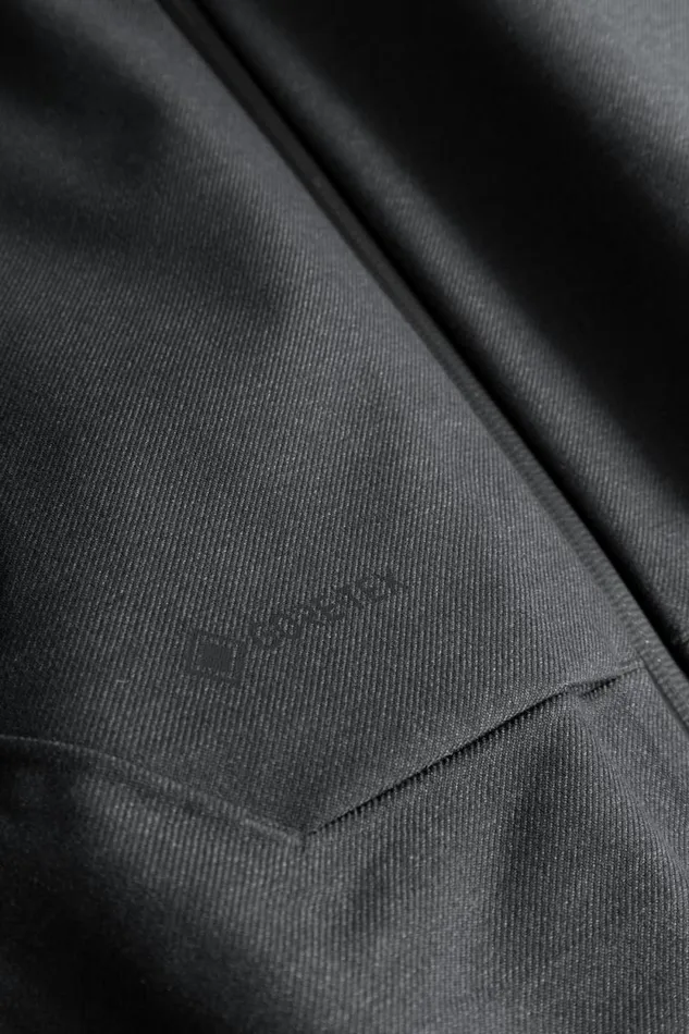 Men Textured Twill GoreTex 3L Stand Collar Jacket Charcoal Grey Norse Projects Outerwear