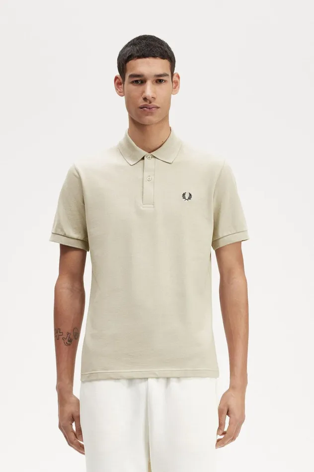 Men The ShirtM3 Light Oysternavy Fred Perry The Fred Perry Shirt