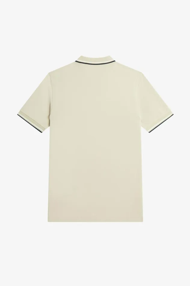 Men The ShirtM3600 Light Oystersnow Whitepetrol Blue Fred Perry The Fred Perry Shirt