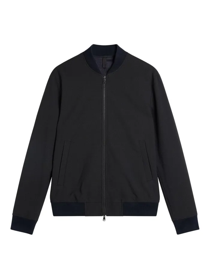 Men Thom Bomber Structured 2 Tone Navy Melange JLindeberg Jackets