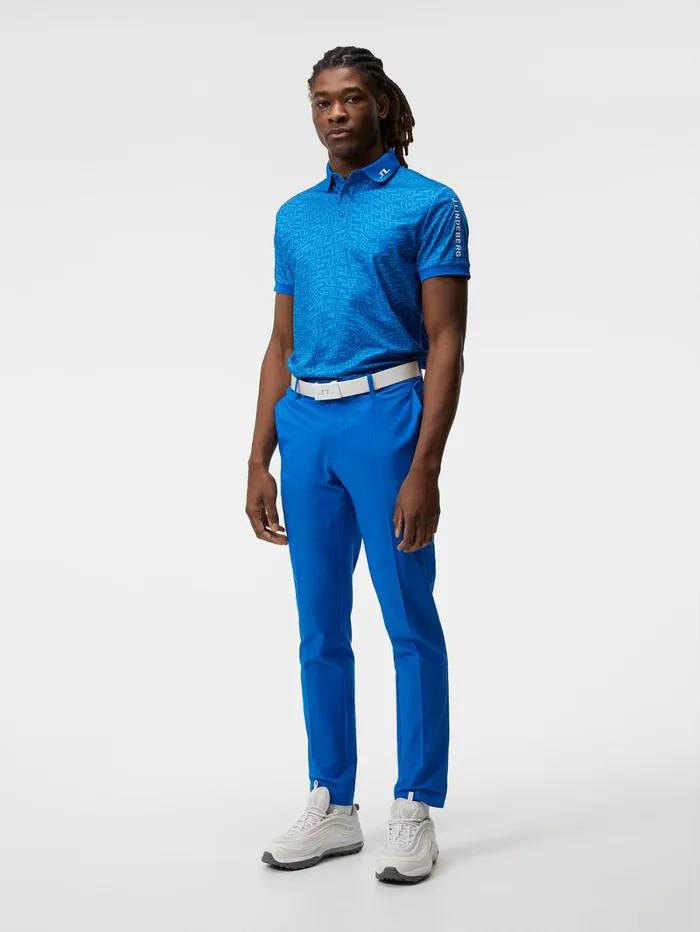 Men Tour Tech Reg Fit Print Polo Lapis Outline Bridge Swirl JLindeberg Polo Shirts Men Tour Tech Reg Fit Print Polo Lapis Outline Bridge Swirl JLindeberg Polo Shirts