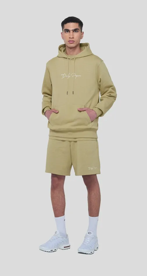 Men Twill Beige Escript Hoody Daily Paper Hoodies and Sweaters Men Twill Beige Escript Hoody Daily Paper Hoodies and Sweaters