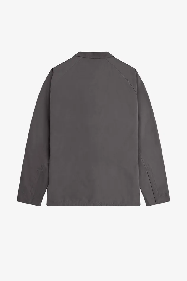 Men Utility Overshirt Gunmetal Fred Perry Overshirts
