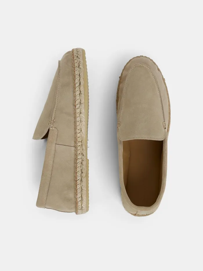 Men Vin Suede Espadrille Safari Beige JLindeberg Shoes