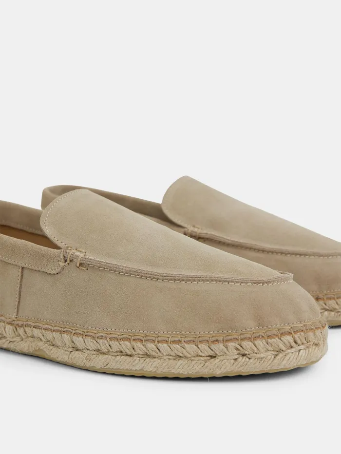 Men Vin Suede Espadrille Safari Beige JLindeberg Shoes Men Vin Suede Espadrille Safari Beige JLindeberg Shoes