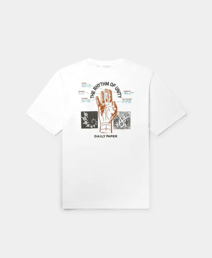 Men White Identity TShirt Daily Paper TShirts