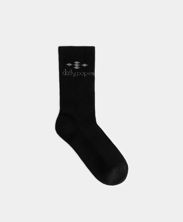 MenWomen Black Chess Forum Socks Daily Paper Socks