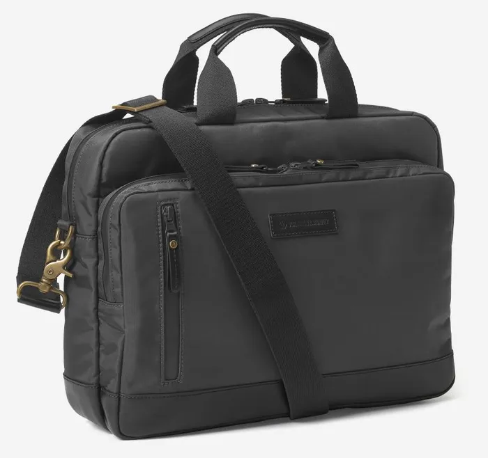 MenWomen Johnston and Murphy Backpacks and Briefcases Hudson Waterproof Briefcase Black MenWomen Johnston and Murphy Backpacks and Briefcases Hudson Waterproof Briefcase Black