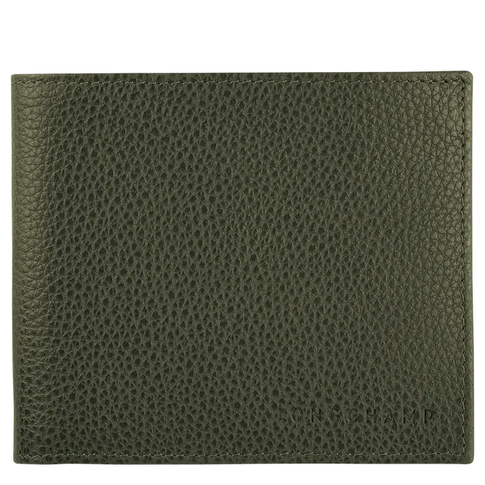 MenWomen Wallets Longchamp Le Foulonn Wallet KhakiKhakiKhaki