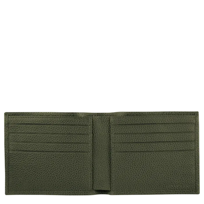 MenWomen Wallets Longchamp Le Foulonn Wallet KhakiKhakiKhaki