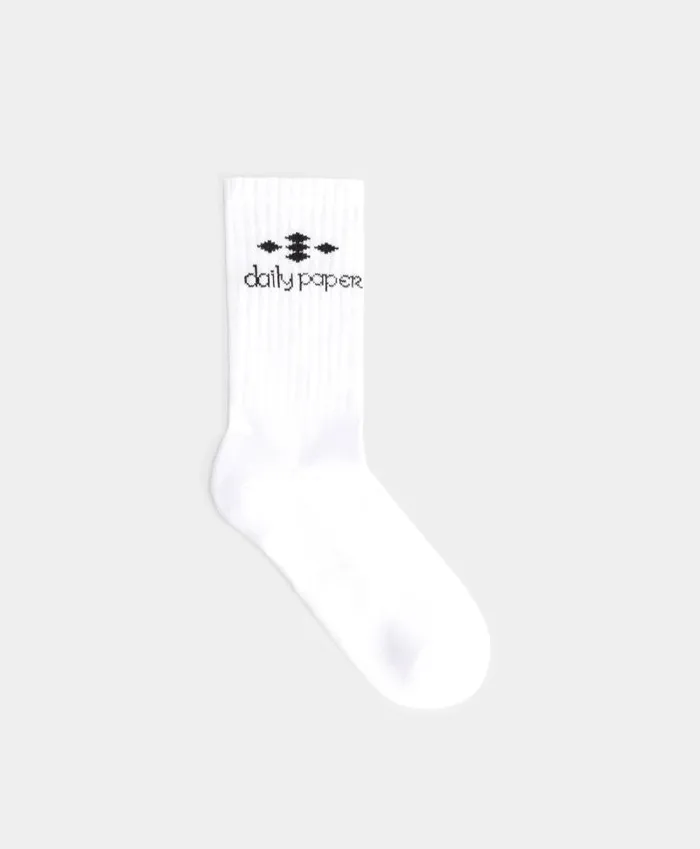 MenWomen White Chess Forum Socks Daily Paper Socks