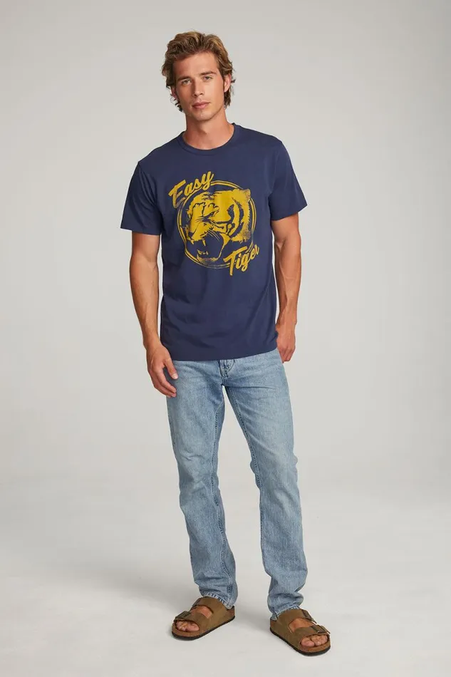 Mens Chaser Brand Tops Easy Tiger Mens Tee