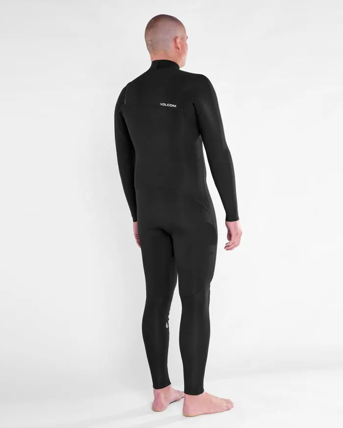 Mens Modulator 43mm Chest Zip Fullsuit 8211 Black Mens Volcom Wetsuits