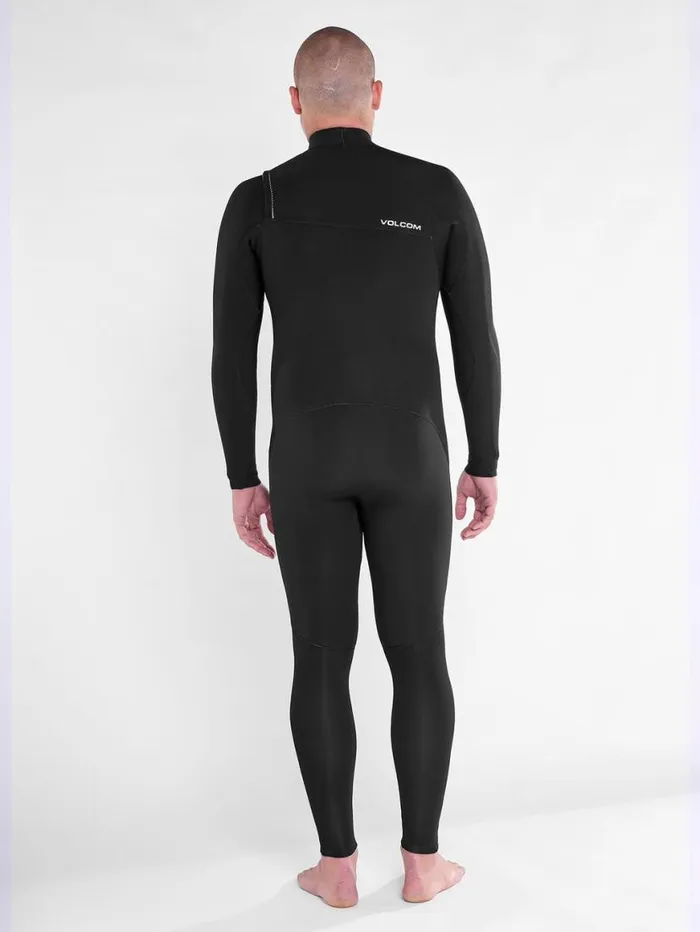 Mens Modulator 43mm Chest Zip Fullsuit 8211 Black Mens Volcom Wetsuits