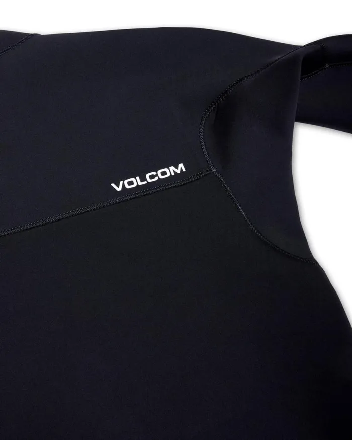 Mens Modulator 43mm Chest Zip Fullsuit 8211 Black Mens Volcom Wetsuits