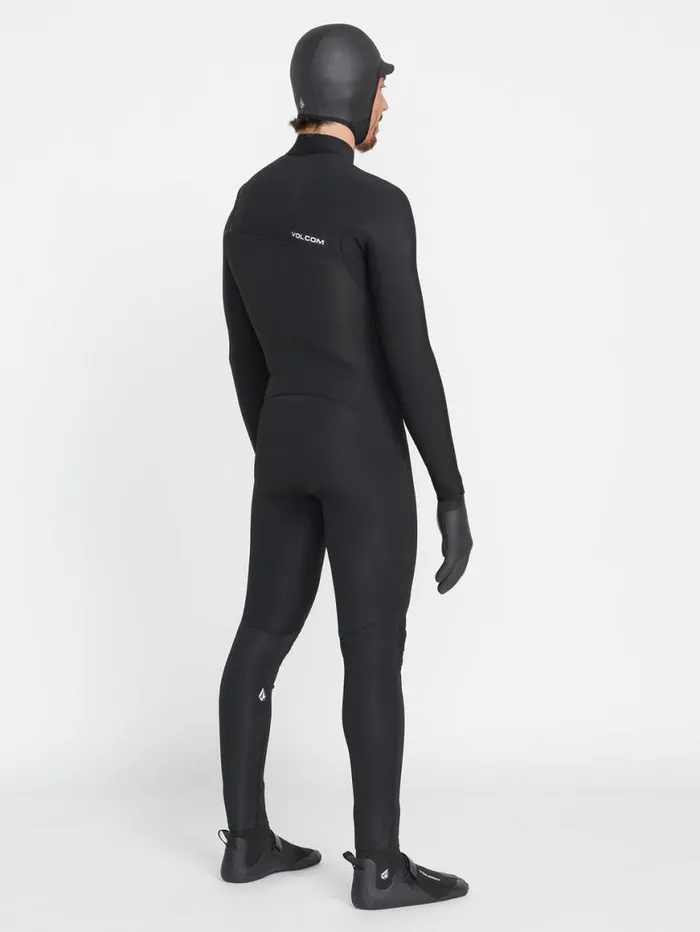Mens Modulator 43mm Chest Zip Fullsuit 8211 Black Mens Volcom Wetsuits