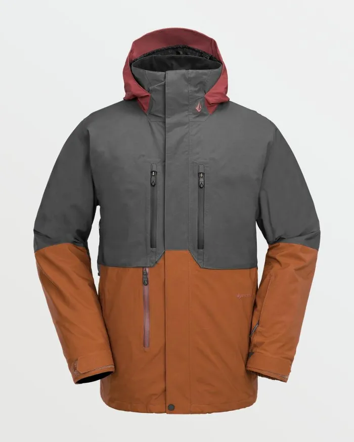 Mens Rnge GoreTex Jacket 8211 Caramel Mens Volcom Jackets