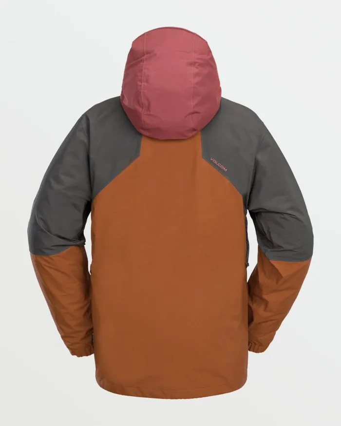 Mens Rnge GoreTex Jacket 8211 Caramel Mens Volcom Jackets