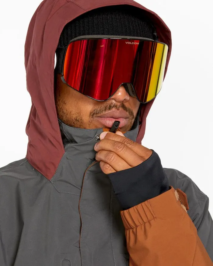 Mens Rnge GoreTex Jacket 8211 Caramel Mens Volcom Jackets