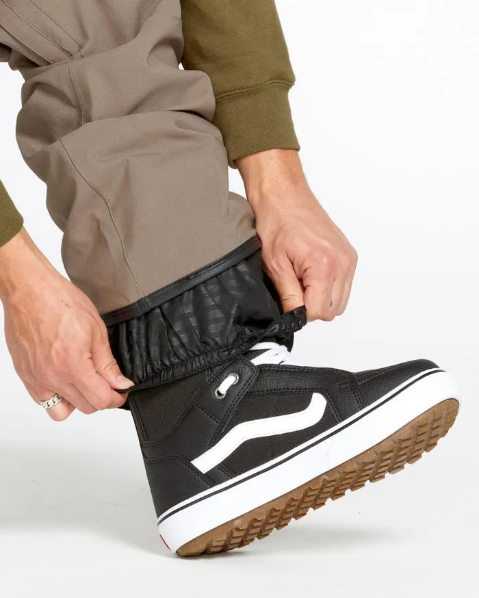 Mens Roan Bib Overalls 8211 Chestnut Brown Mens Volcom Pants