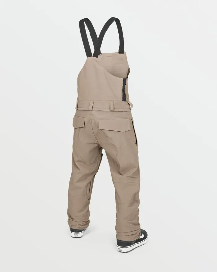 Mens Roan Bib Overalls 8211 Chestnut Brown Mens Volcom Pants