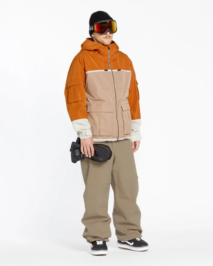 Mens Snow Billow Pants 8211 Chestnut Brown Mens Volcom Pants