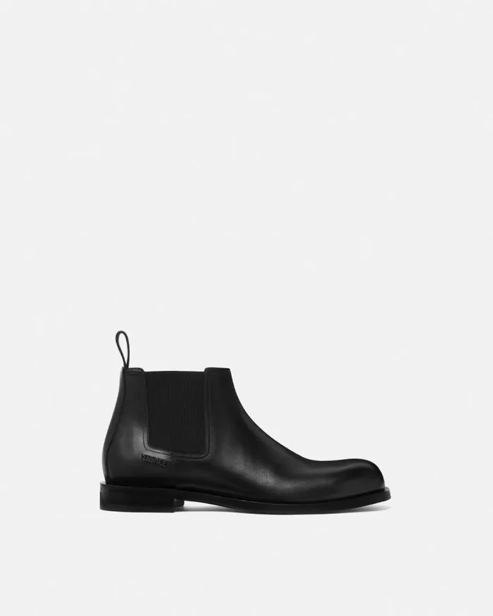 Metropoli Chelsea Boots Black Men Versace Boots