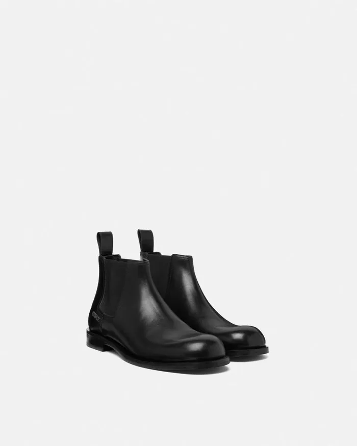 Metropoli Chelsea Boots Black Men Versace Boots