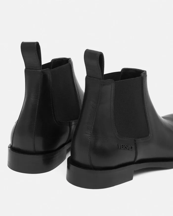 Metropoli Chelsea Boots Black Men Versace Boots